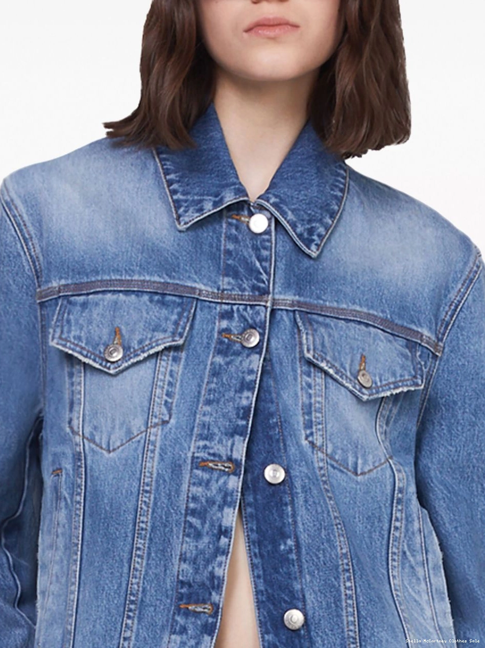 Cheap jacket McCartney Stella chain-detail Women denim Falabella 0712